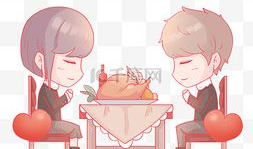 感恩节漫画,温馨瞬间，传递感恩之情